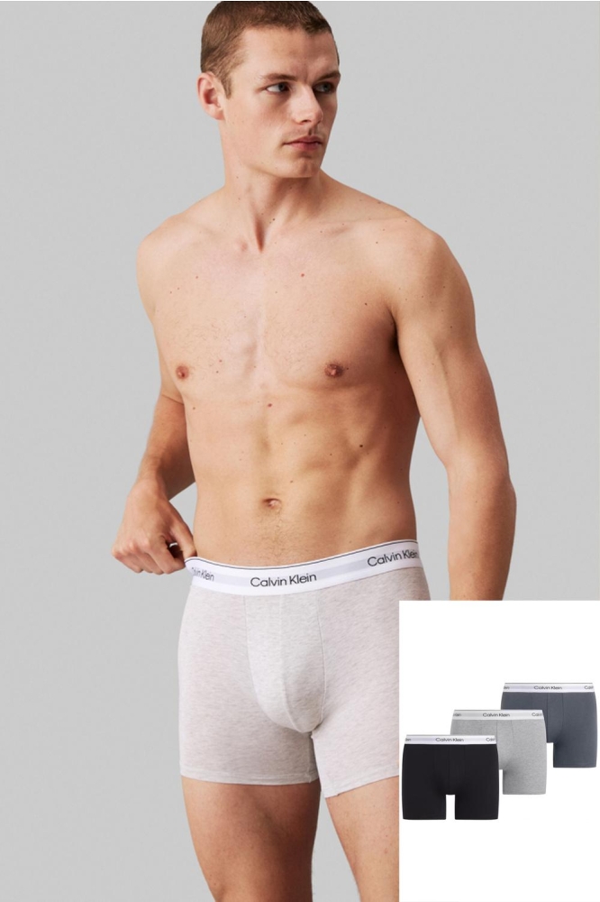 BOXER BRIEF 3PK 000NB3964A BLACK, LIGHT GREY HEATH, TURBULENCE